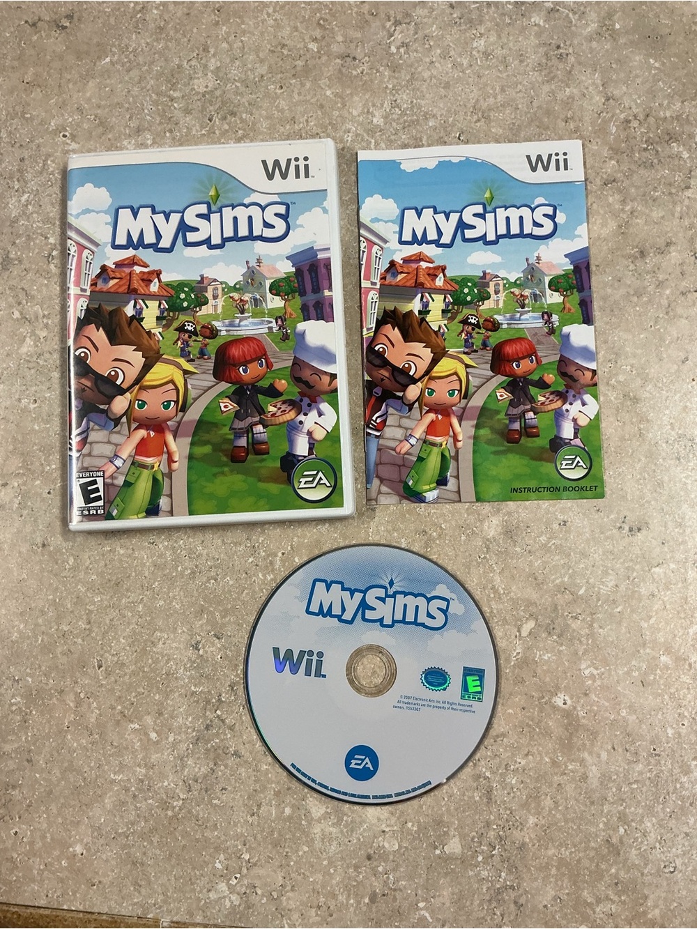 Nintendo Wii MySims Game Tested Game, Case & Manual